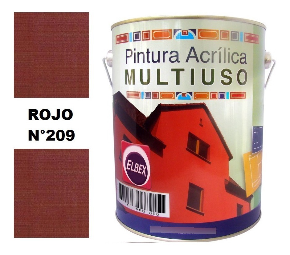 4lt Pintura Color Multiuso Elbex Pam 33 Colores A Eleccion - Imagen 21