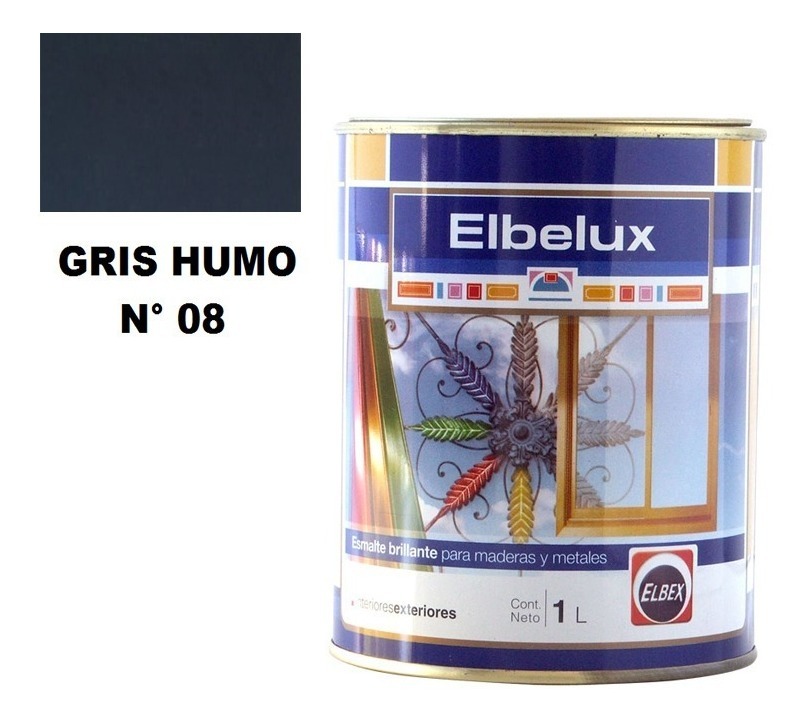 4lt Esmalte Sintetico Brillante Elbelux Elbex 32 Colores - Imagen 24