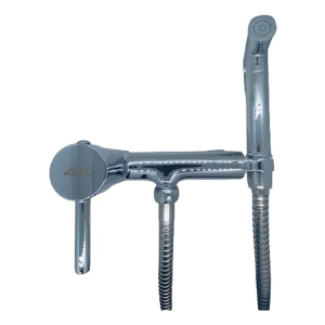 Monocomando Ducha Higienica Elegant Cromo Bronce 4k P G