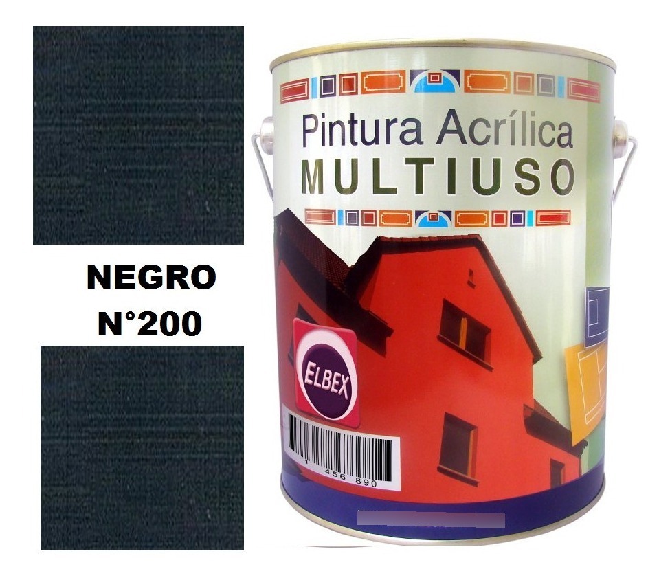 4lt Pintura Color Multiuso Elbex Pam 33 Colores A Eleccion - Imagen 2