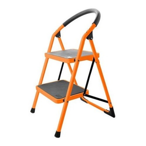 Escalera De Metal 2 Escalones Anchos Wokin 150kg Pg