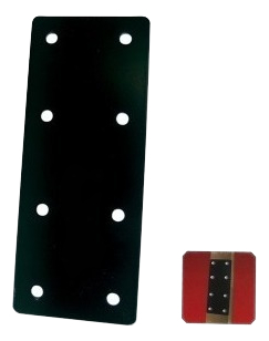 Con.placa Negro P/tir,pisos,techos Mader67x166mm Sc 517.