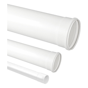 Caño Desague Pvc Blanco Serie Normal 150mm 3mtrs 2.6mm Krona