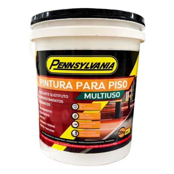 20l Pintura Pisos Fachadas Pennsylvania 11 Colores + Regalo! - Imagen 3