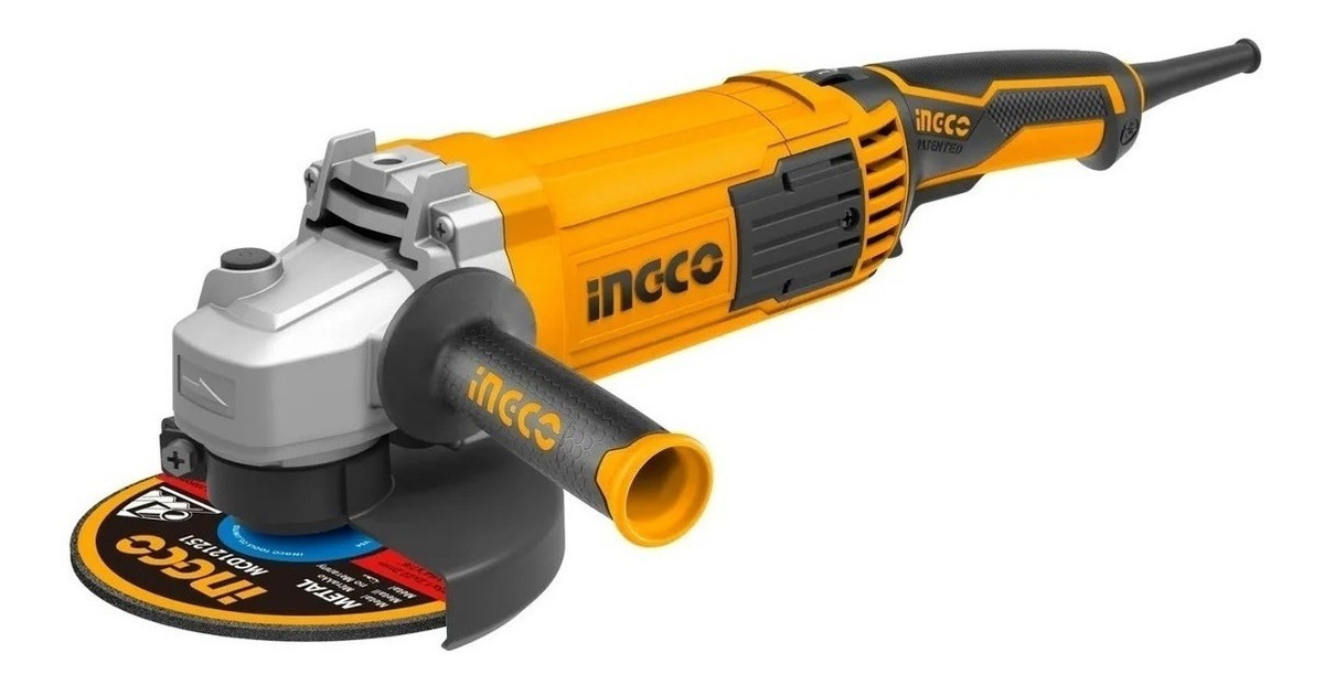 Amoladora Angular Ingco 1500w 125mm Ag150018 + Regalo P G