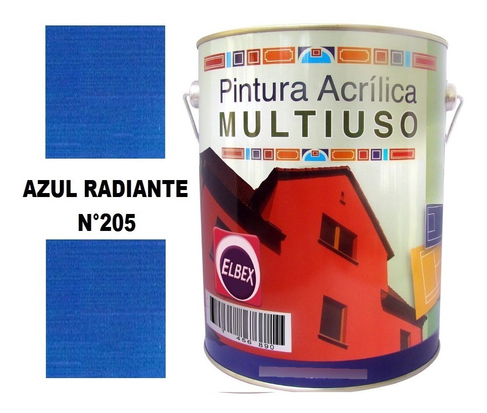 4lt Pintura Color Multiuso Elbex Pam 33 Colores A Eleccion - Imagen 16