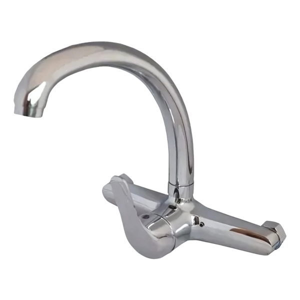 Monocomando Pared Pico Alto 20cm Italiana 5 Años Garantia!!!
