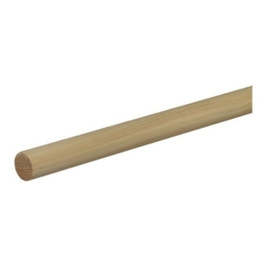 2x 2,40m Barrote Palo De Madera Mediano De 25mm
