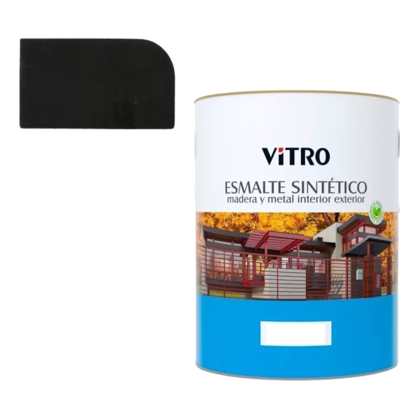 4lts Pintura Esmalte Sintético Mate Sin Brillo Vitro
