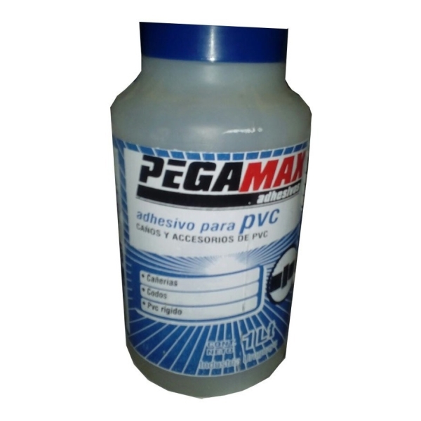 Pomo Con Tapa Rosca 1lt Cemento Para Cañeria Pvc Pegamax