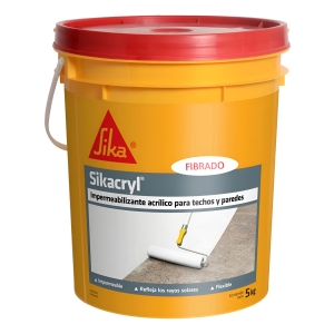 5k Membrana Liquida Impermeabilizante Fibrado Sika Sikacryl