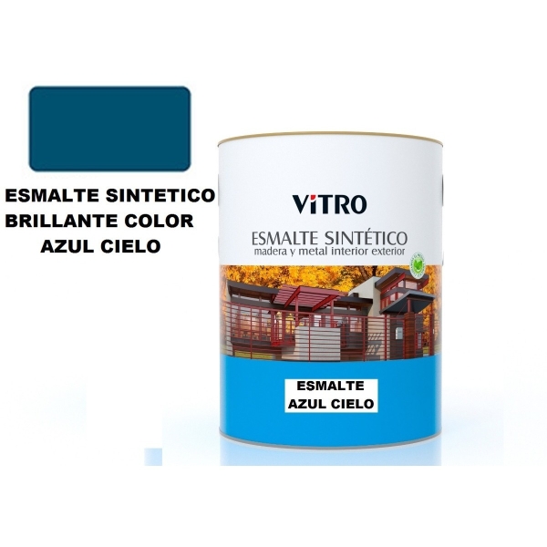1/2lt Pintura Esmalte Sintético Brillante Vitro 26 Colores - Imagen 16
