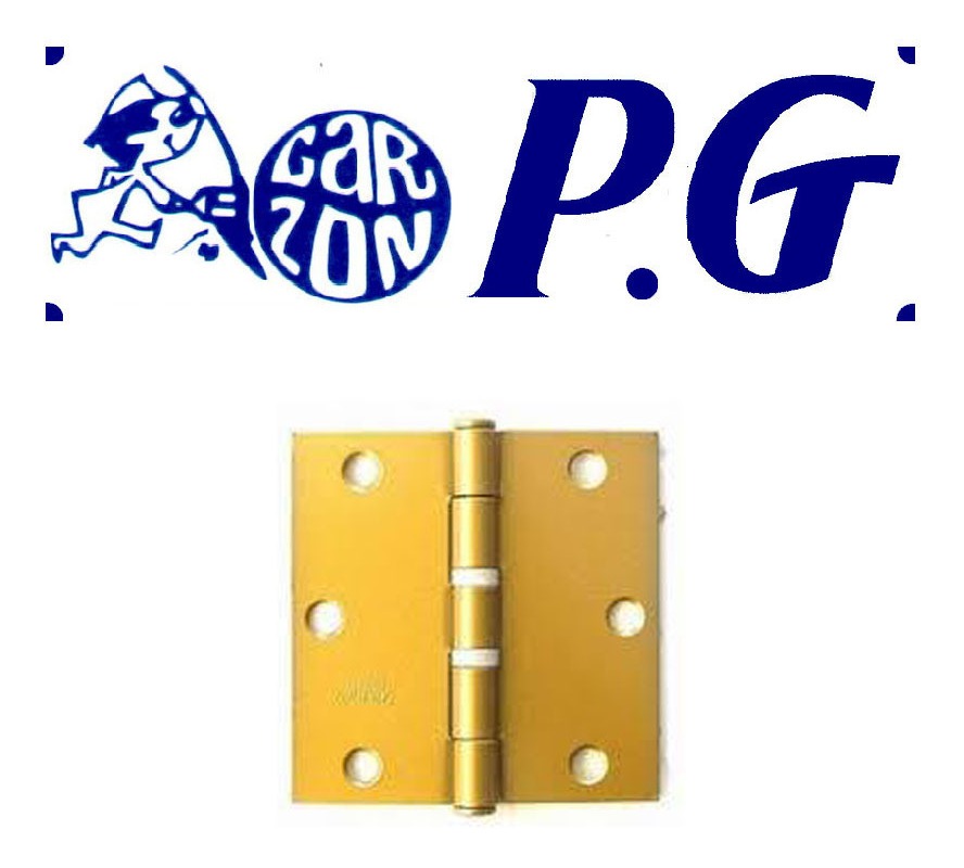 Pack 4 Bisagras Reforzada 3 Pulgadas Color Dorado P G