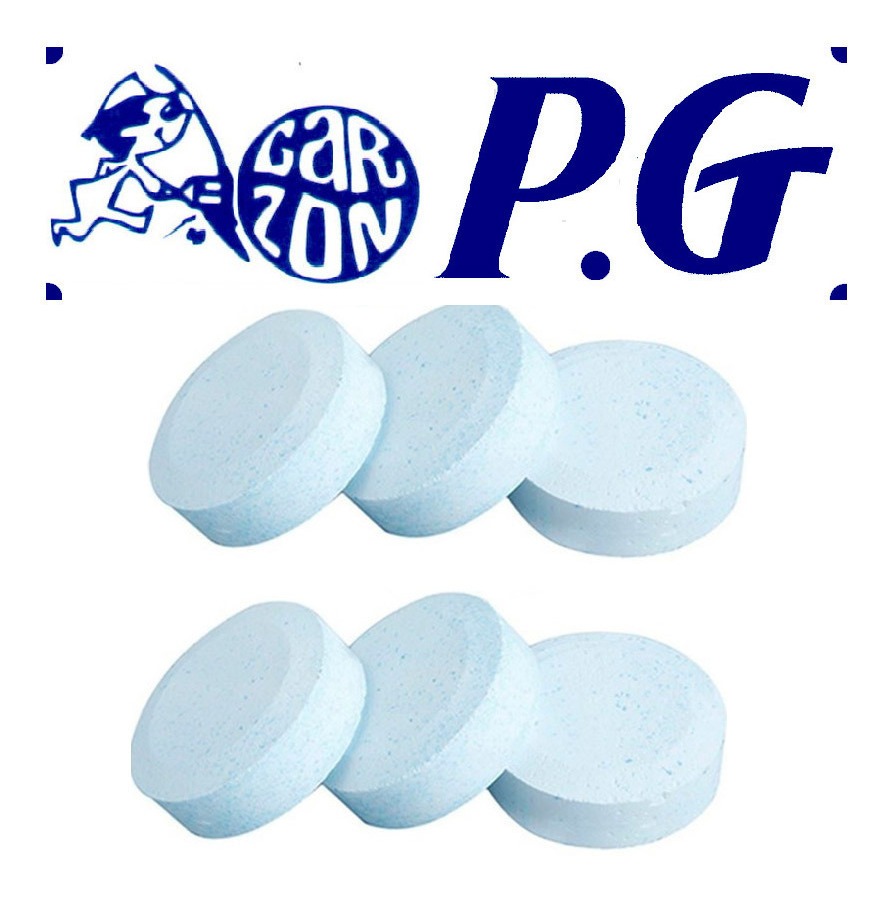 6 Pastilla De Cloro 200g C/u Triple Accion Para Piscina P G