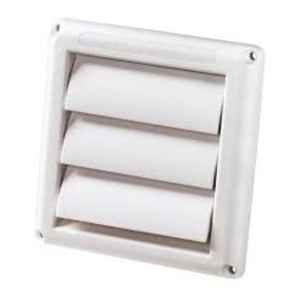 Rejilla Persiana De Extractor De Aire Para Corrugado 125mm