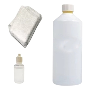 1lt Resina Poliester + Catalizador + 1 Paquete De Fibra