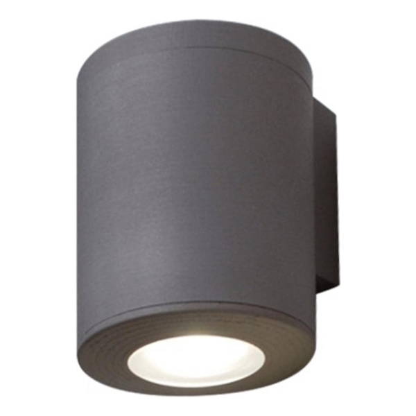 Aplique Exterior Con Lámpara Incluida, Color Gris - Fumagall