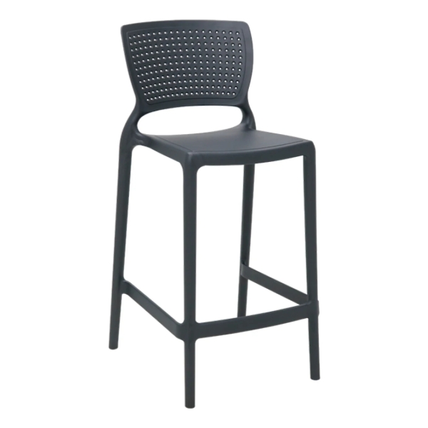 Silla Residencial Alta Grafito 64cm Safira - Imagen 2
