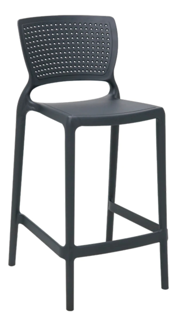 Silla Residencial Alta Grafito 64cm Safira - Imagen 2