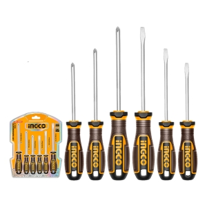 Set X 6 Destornilladores S2 Paleta/phillips Imantado