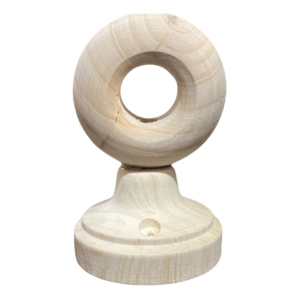 Par De Soportes Para Barrote Palo De Madera 25mm Redondo