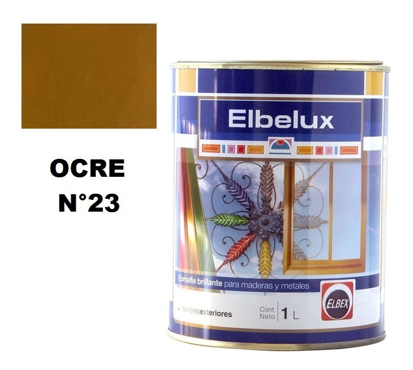 4lt Esmalte Sintetico Brillante Elbelux Elbex 32 Colores - Imagen 4