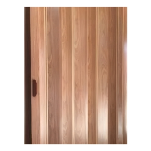 Puerta Plegable Maderada Nogal C/barniz 80cm P G