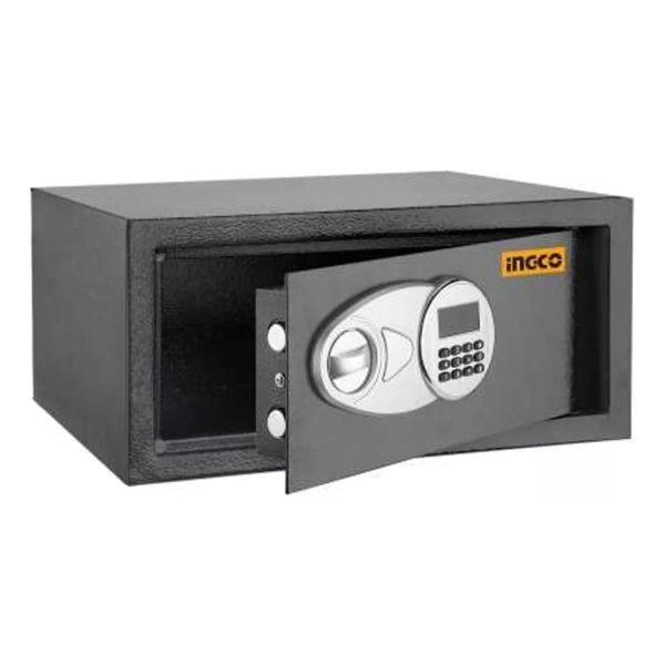 Caja Fuerte Digital Capacidad 27lts Ingco Esf3502 8 X17 X14