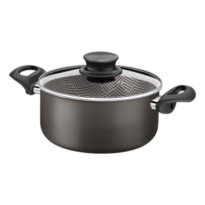 Cacerola C/asas 24cm/ 4.9l Starflon Paris Negro Tramontina