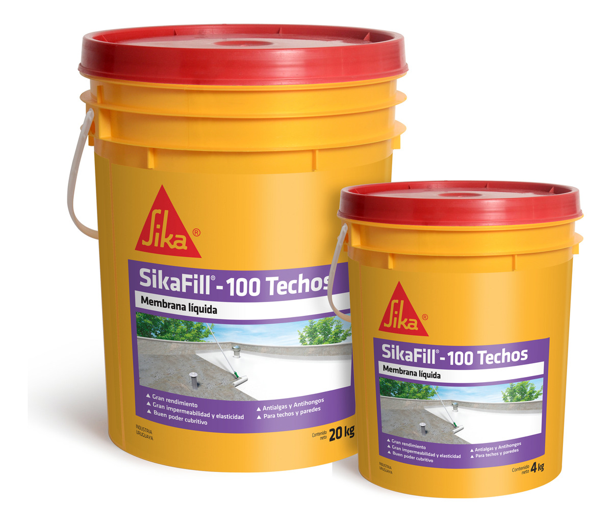 Membrana Líquida Sika Sikafill -100 Techos 20+4kg P G