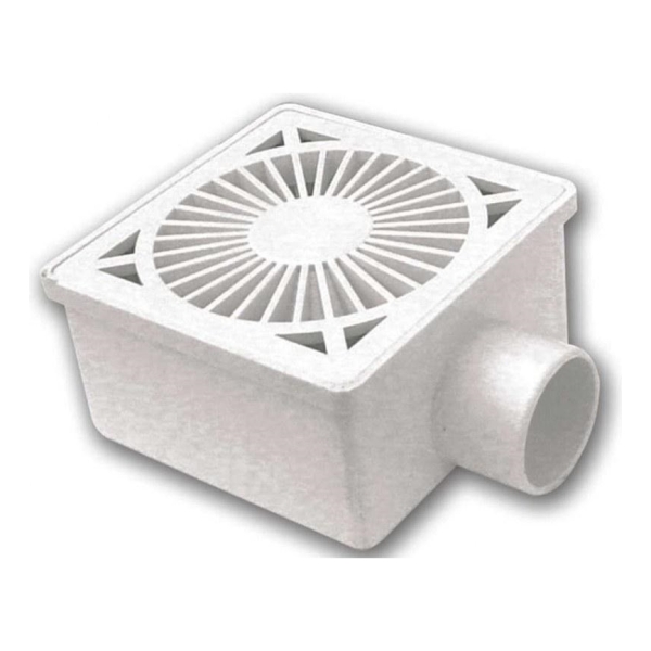 Pack 7 Caja Sifonada Para Ducha Pvc Blanco 1337 Grap P G