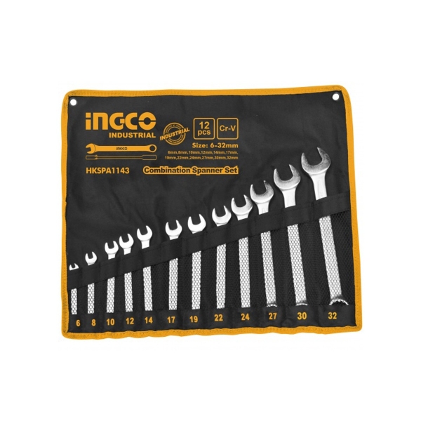 Set De 12 Llaves Combinadas 6-32mm Ingco Hkspa1143