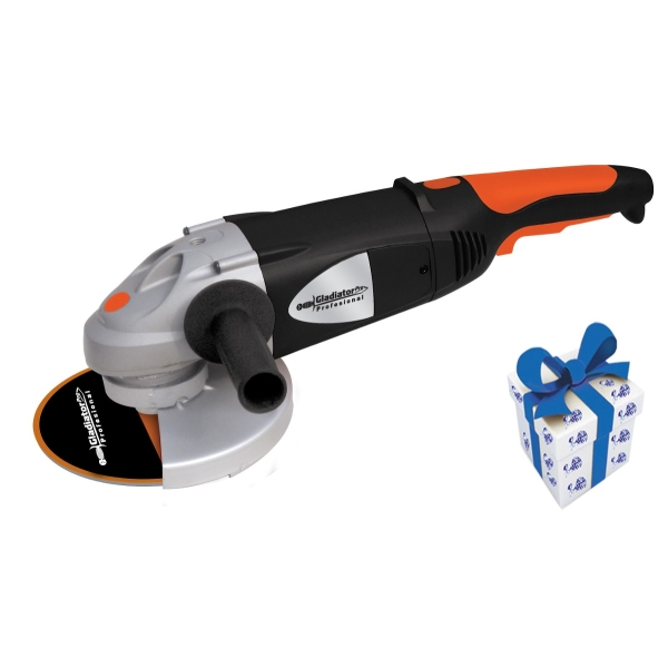 Amoladora Angular Gladiator Pro Aa718 180mm 2400w