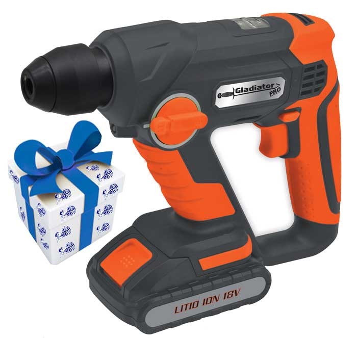 Rotomartillo A Batería 18v Gladiator Pro Rm712/18k2