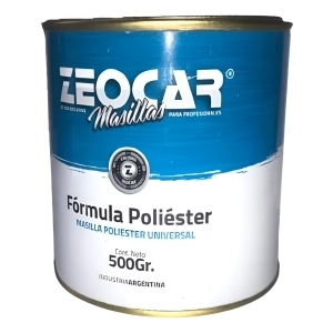 Masilla Plastica Automotriz Zeocar 500gr Pg