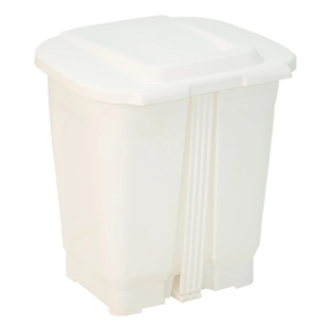 Tacho Contenedor De Basura Plástico Blanco Tramontina 25lts