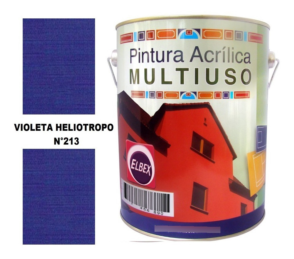 4lt Pintura Color Multiuso Elbex Pam 33 Colores A Eleccion - Imagen 14