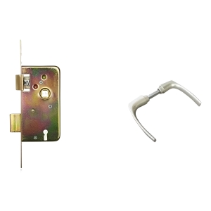 Cerradura De Puerta Interior Msa 8 X 60 + Manija Pestillo