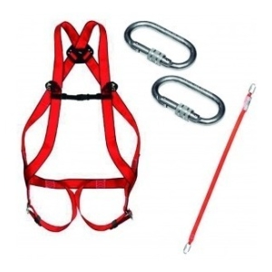 Kit Anticaida (arnés+cuerda 1.5mt.+2conec.30) Climax 10b
