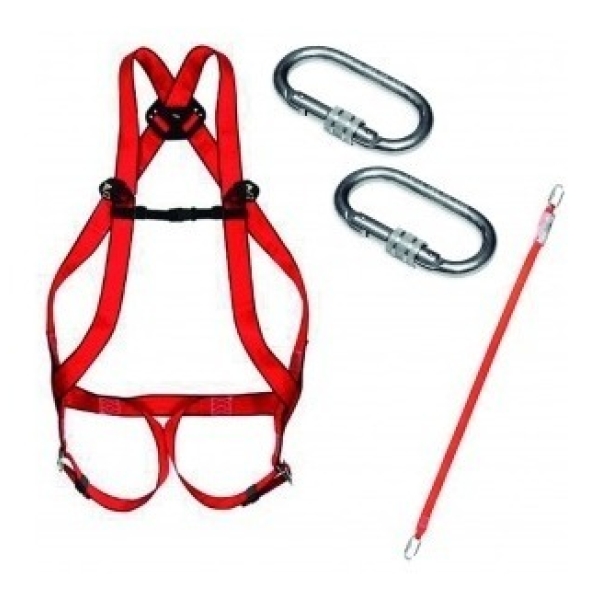 Kit Anticaida (arnés+cuerda 1.5mt.+2conec.30) Climax 10b