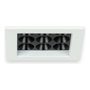 Downlight Led Cuadrado Roma 1mód. Blanco 12w 3000k