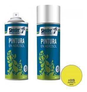 Pint.aerosol Slender 400ml.p/int.y Ext.amarillo Maiz(315