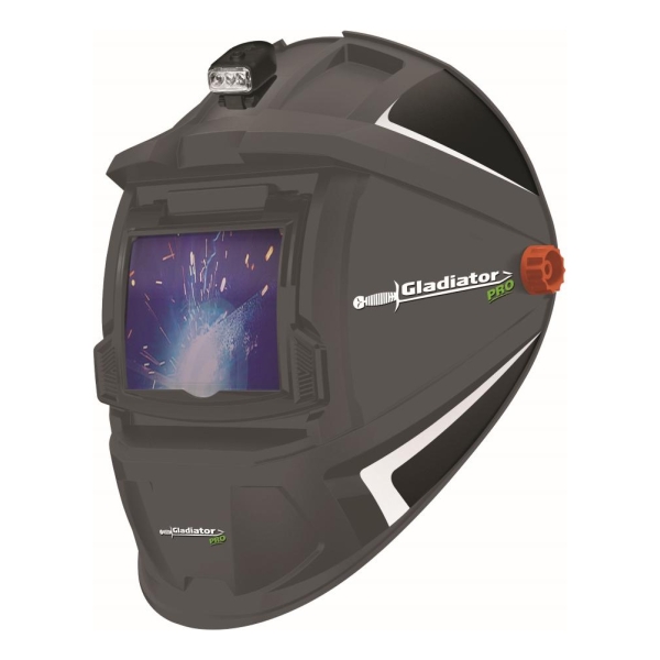 Máscara De Soldar Gladiator Pro Con Luz Led - Ms802l P G
