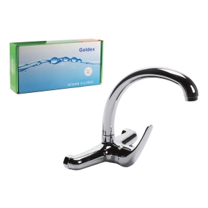 Monocomando De Pared Para Cocina 20cm. 8'' Griferia Goldex E