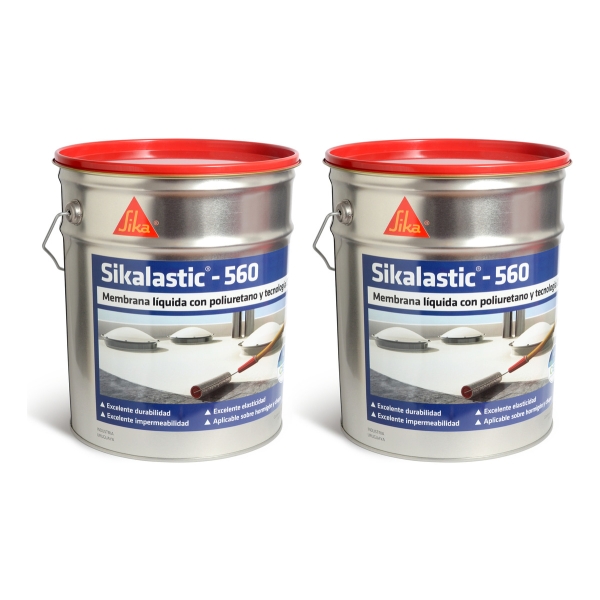 20 + 20k Membrana Poliuretano Sika Lastic 560 4 Colores