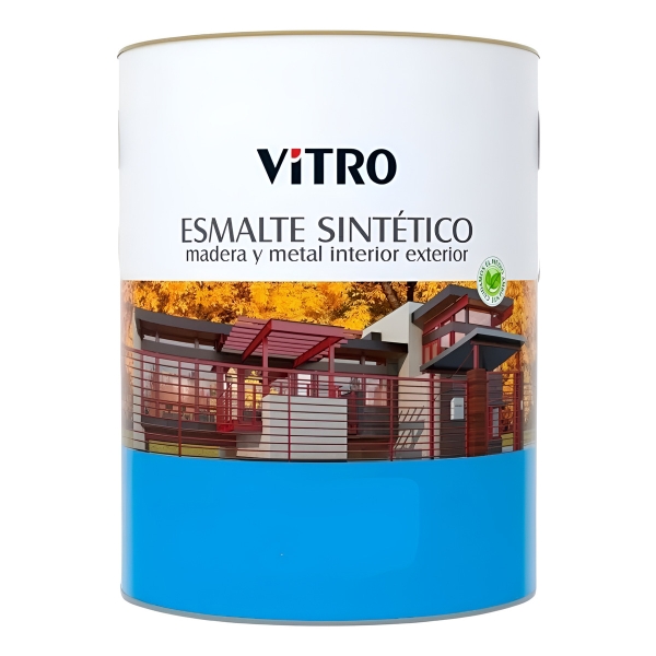 1lt Pintura Esmalte Sintético Brillante Vitro 26 Colores