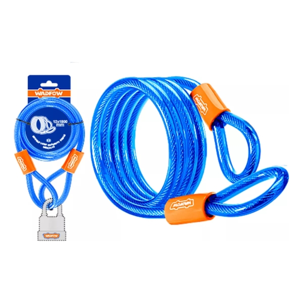 Cadena Tranca Seguridad En U 12x1800mm Wadfow Wbk3112 P G