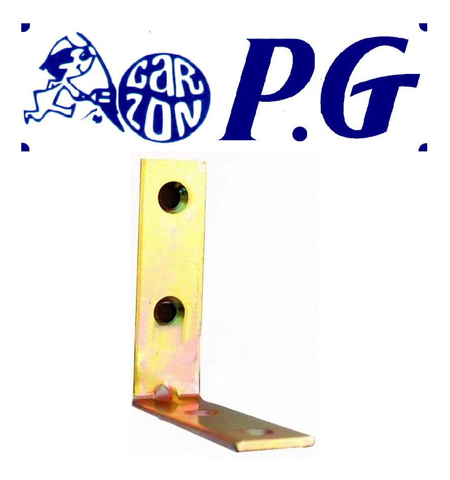 Pack 24 Escuadra Metalica 7,5cm X 7,5cm Bronceada Ece075 Pg