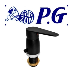 Monocomando De Bidet 51900 Negro Con Transferencia Rimontti