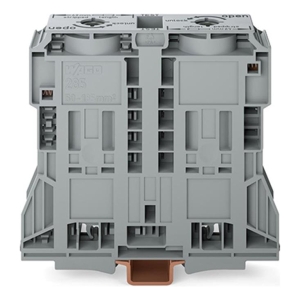 Bornera Potencia Riel Aislado 50 A 185mm Gris